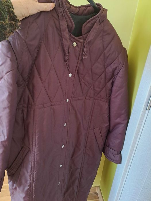 Дамско зимно дълго палто манто голям размер 2XL/3XL