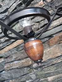 Метален полилей лампа за таван с верига ковано желязо механа барбекю