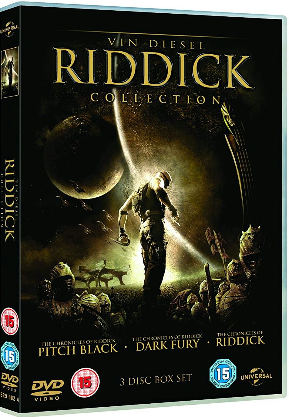 Filme DVD Riddick Collection 1-3 BoxSet ( by Vin Diesel )