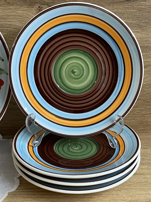 Винтидж ръчно рисувани керамични чаши CREATABLE