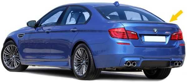 Eleron BMW F10 Negru lucios