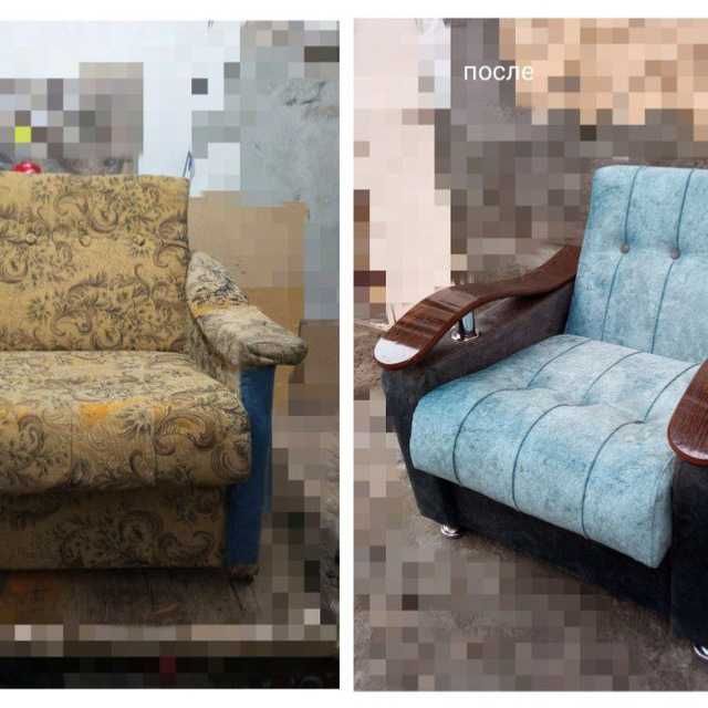 Рестоврация и ремонт мягкой мебели