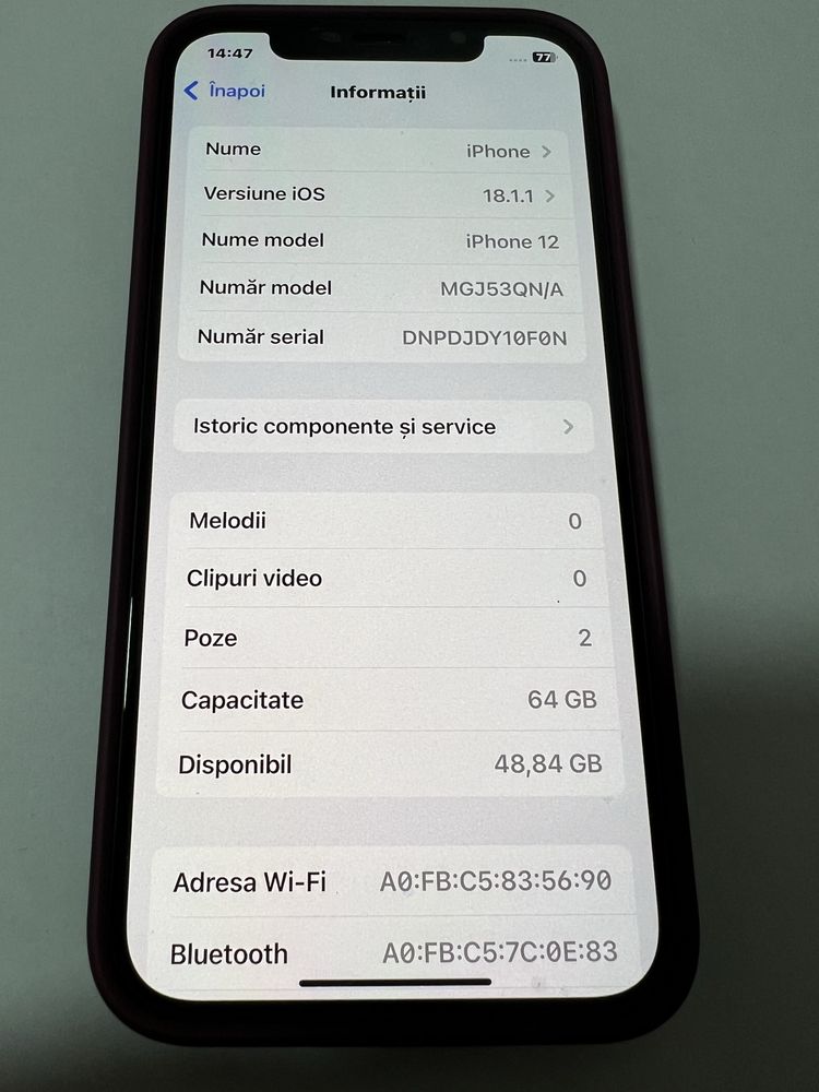 Iphone 12. Nu trimit.