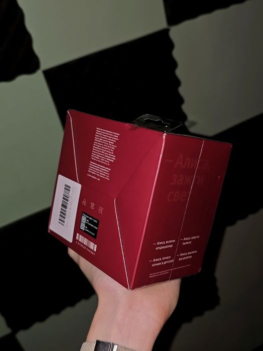 Яндекс станция мини, бардовый, Новый