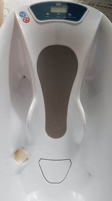 Дигитална бебешка вана с везна и термометър Aquascale 3-в-1