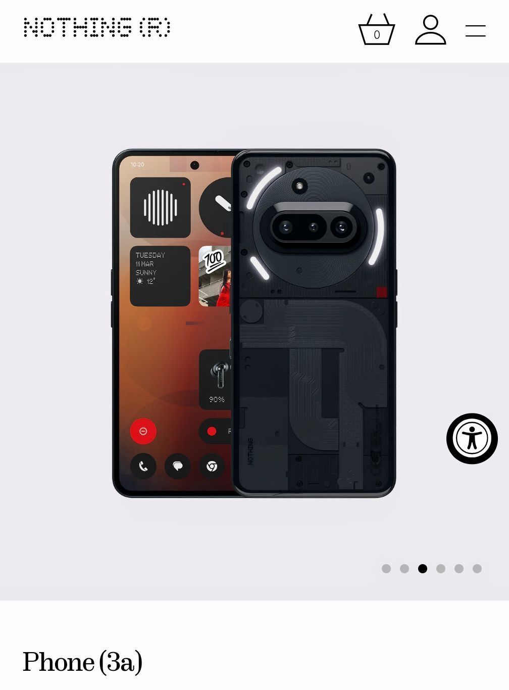 Nothing phone 3a черного цвета эксклюзив