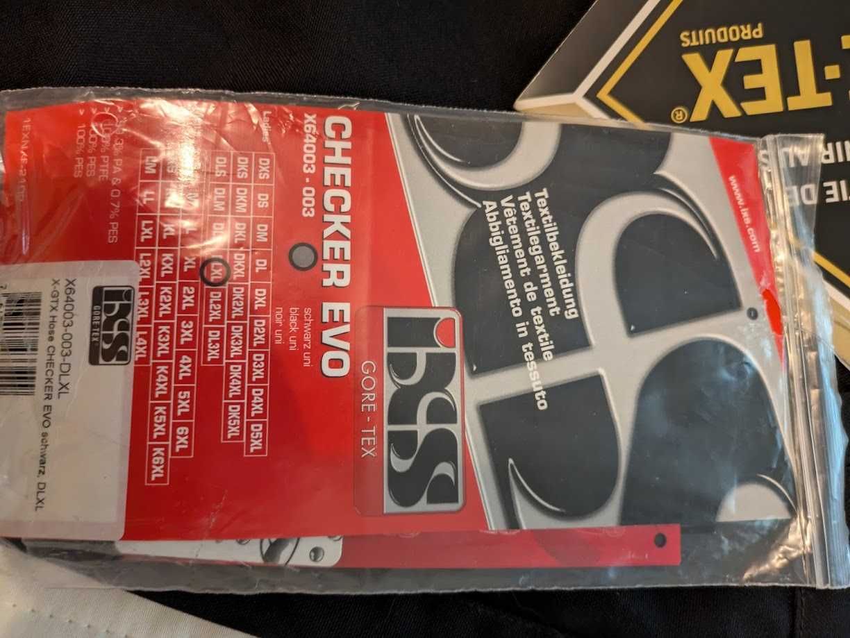 Дамски мото панталон IXS Checker EVO - GoreTex