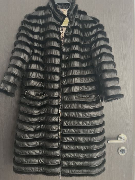 Haina din blana naturala de vulpe