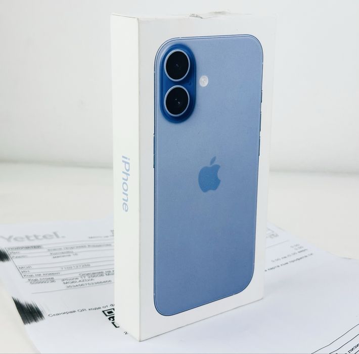 НОВ Apple iPhone 17 256GB Mist Blue 3г. Гаранция!