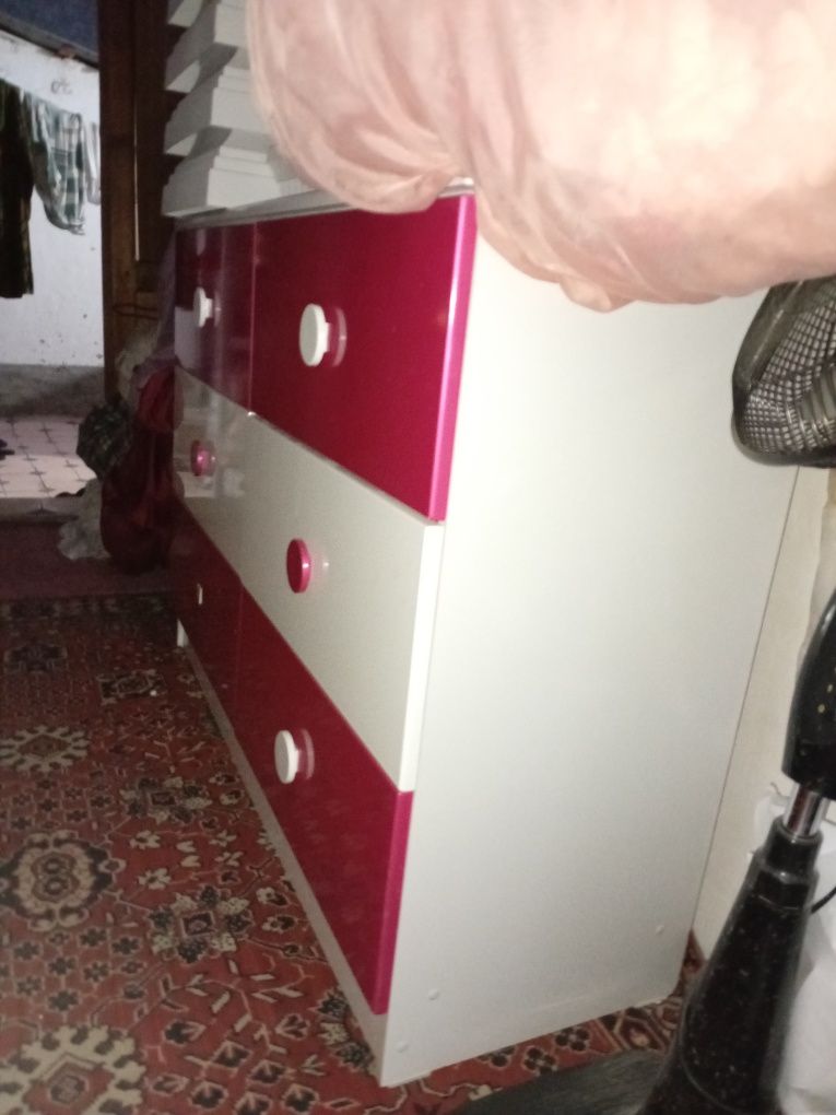 Детский шкаф диван с камодом