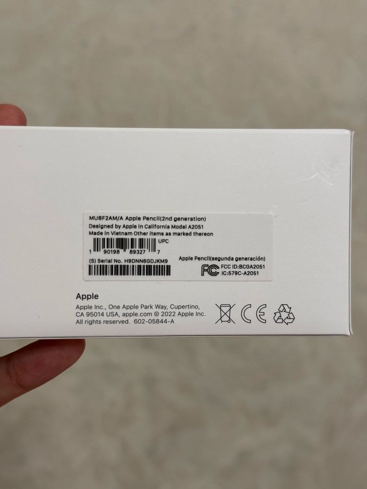 Ручка для айпада Apple pencil 2nd generation]