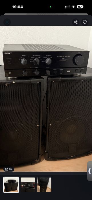 Vand boxe vlliodor cu amplificator sony f420