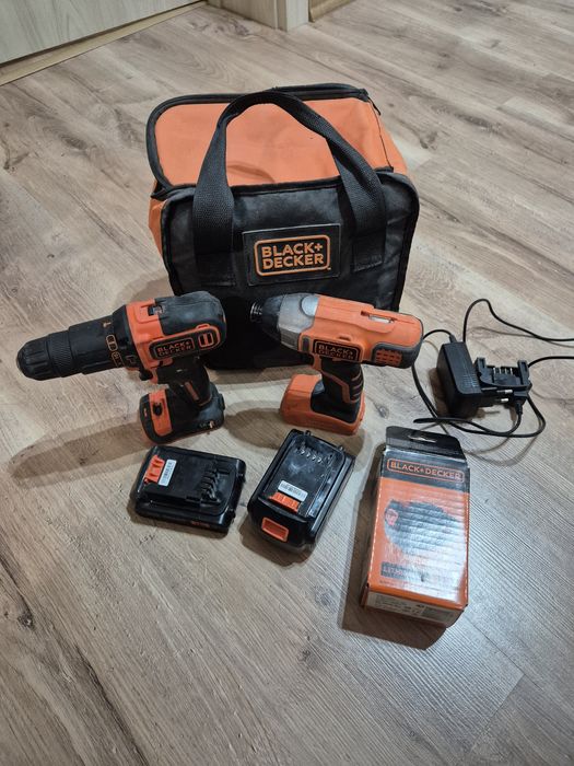 Black and decker комплект ударен и пробивен винтоверт