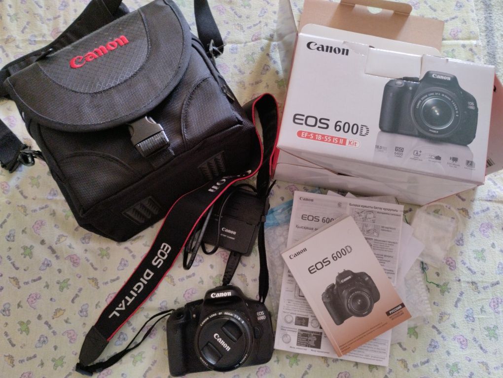 Продам Canon600D с сумкой оригинал Майкудук