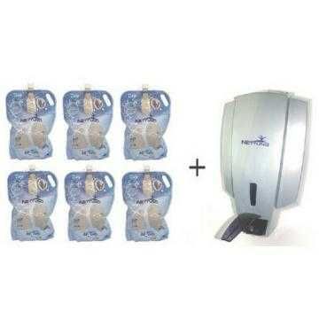 Dozator pasta spalat maini Nettuno si sase rezerve de 3L Macrocream