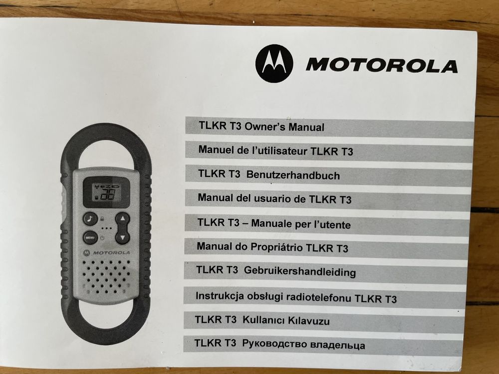 Рация Motorola TLKR T3 рабочая