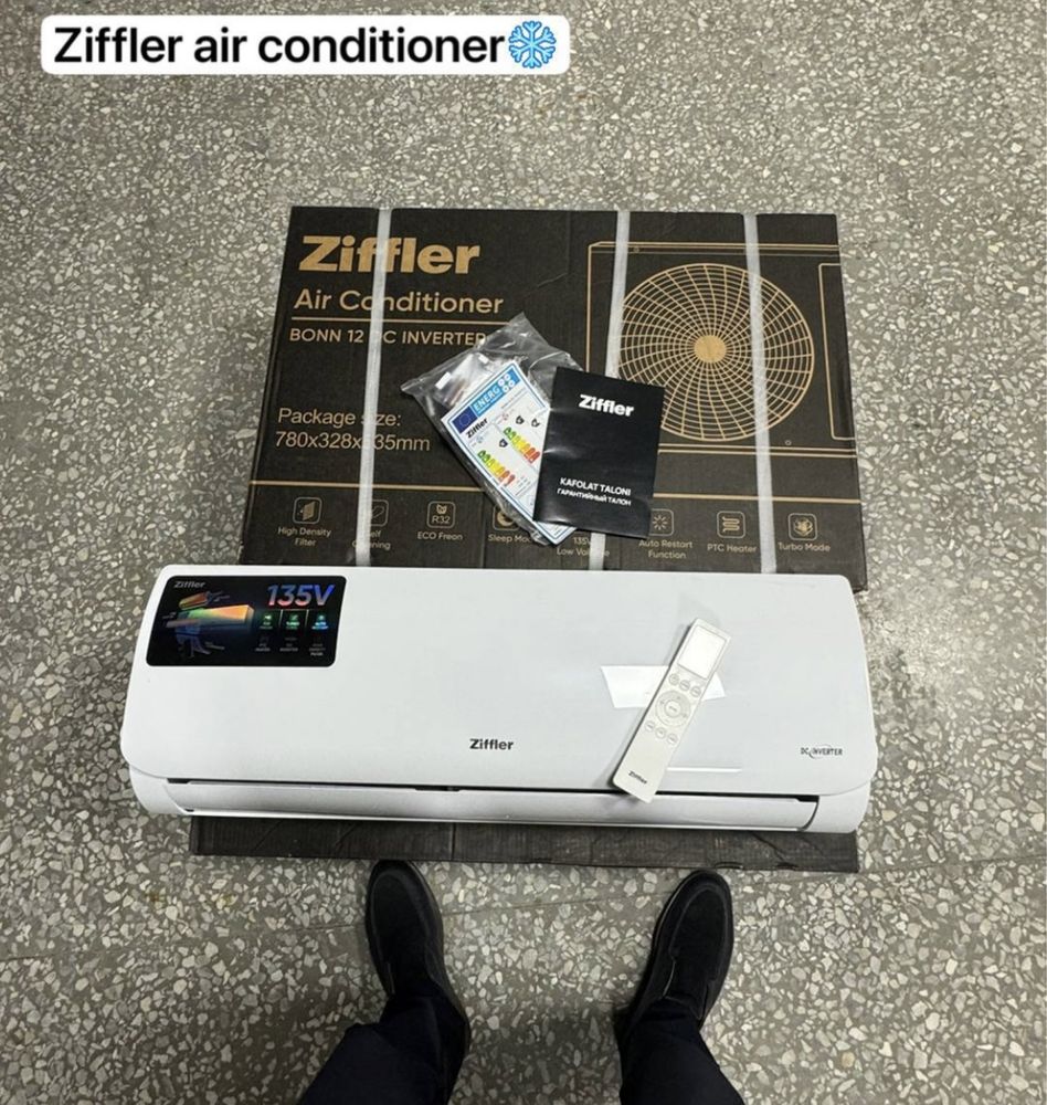 Кондиционер ZIFFLER 12 INVERTER Рассрочка