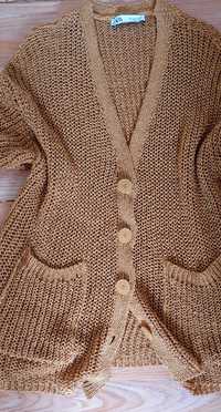 Дамска плетена жилетка ма Zara