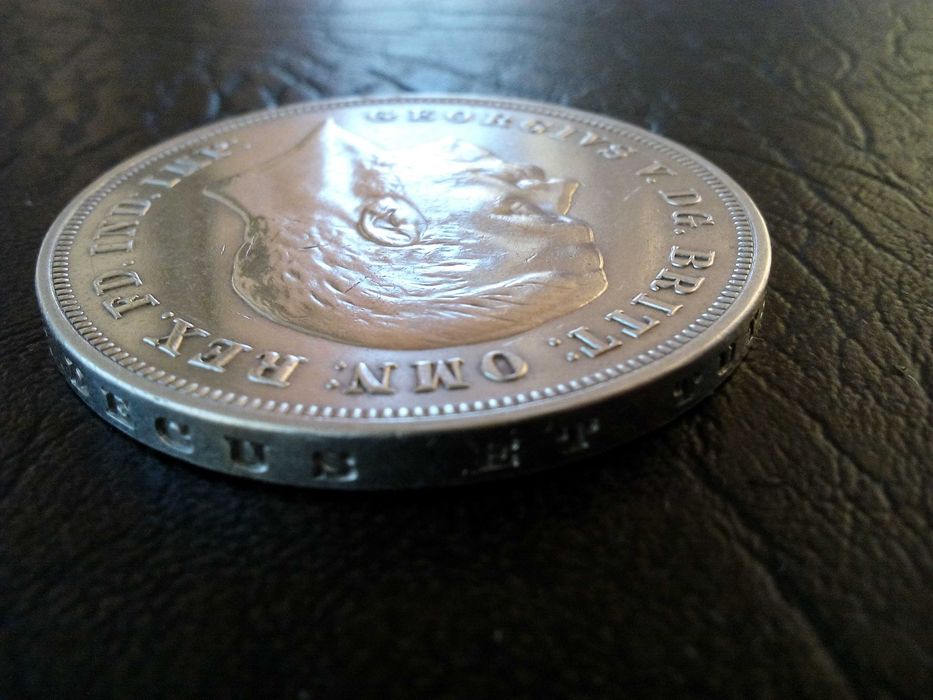 1 корона 1935 година Англия сребро