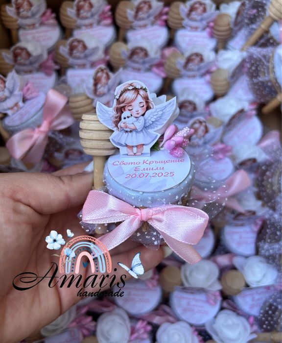 Бурканчета с мед- подаръци за гости