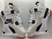 Jordan 4 Retro SB White Black