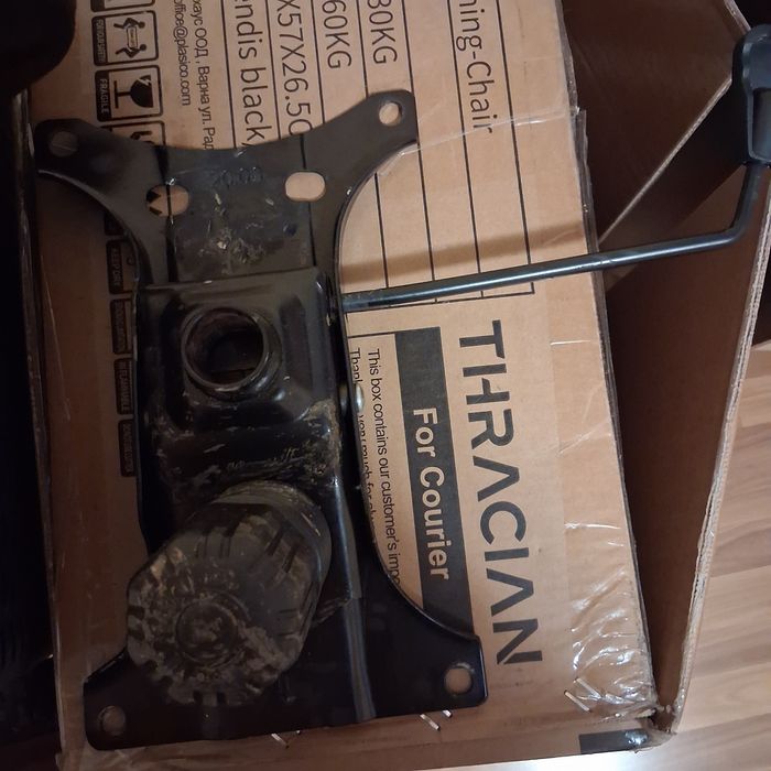 Комплект полипропиленови колела за офис стол, Механизъм и амортисьор