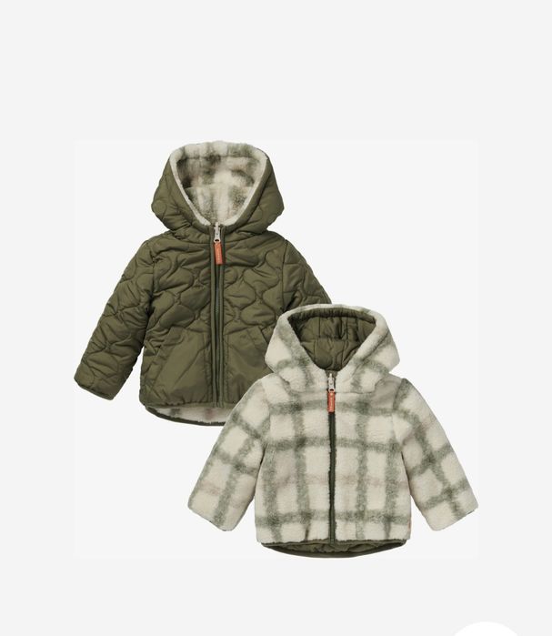 Зимно яке Noppies Ново 68 размер с две лица