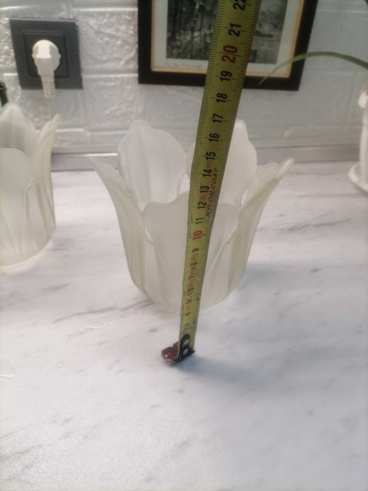 4 бр Аплици, стъклени