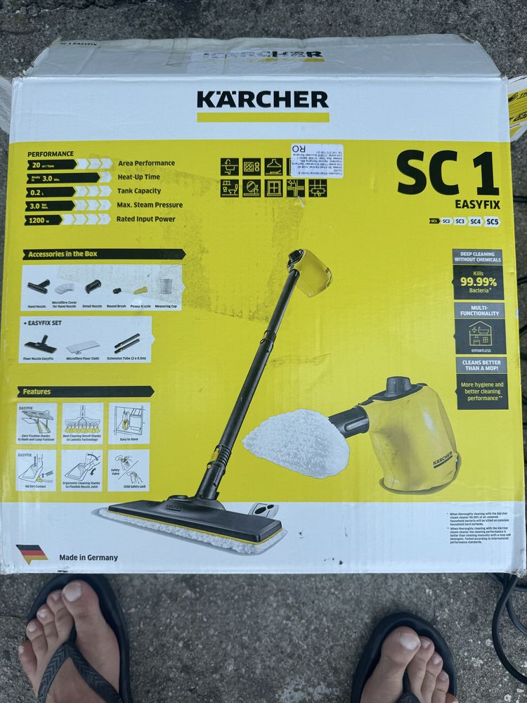 Парочистачка KARCHER SC1 произведена в Германия