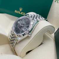 Rolex Datejust Silver Luxury-Automatic 41 mm Edition