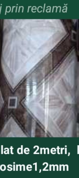 Linoleu 2m lat x 10m lung (20 m patrati), 1.2mm grosime 350 lei bucata