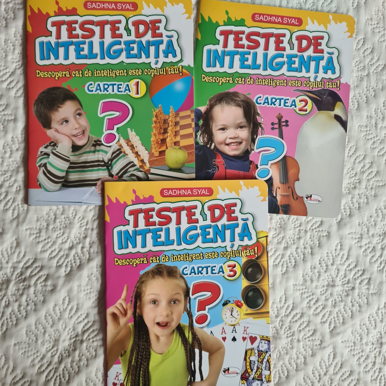 3 Carti Teste de inteligenta copii