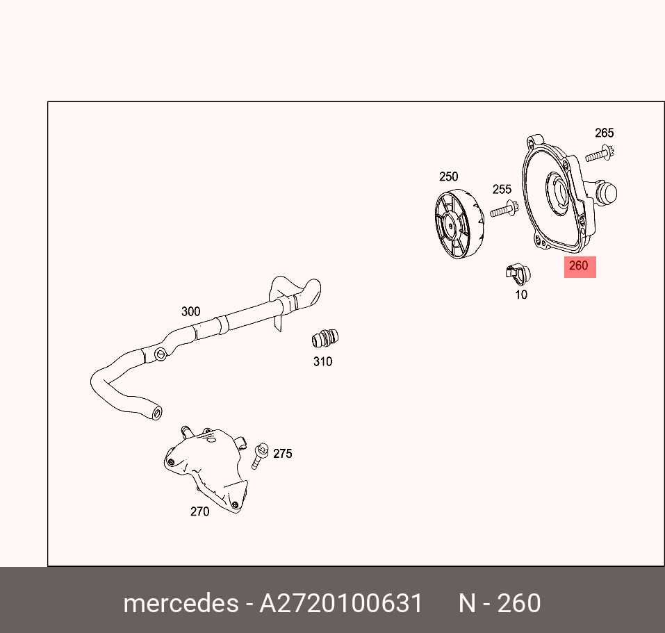 Mercedes Original Capac separator ulei OE