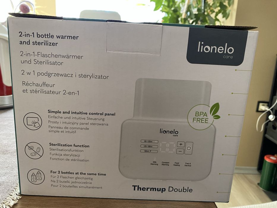 Нагревател за бебешки бутилки Lionelo Care Double