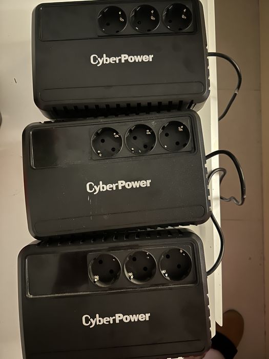 UPS CyberPower BU650E – 650VA / 360W – 3 bucăți
