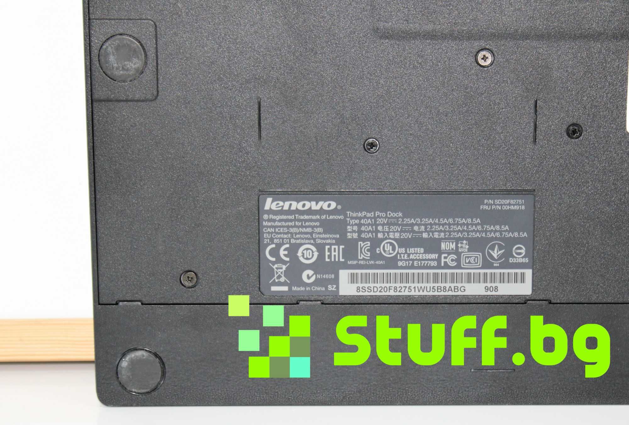 Докинг станция Lenovo ThinkPad Pro Dock 40A1
