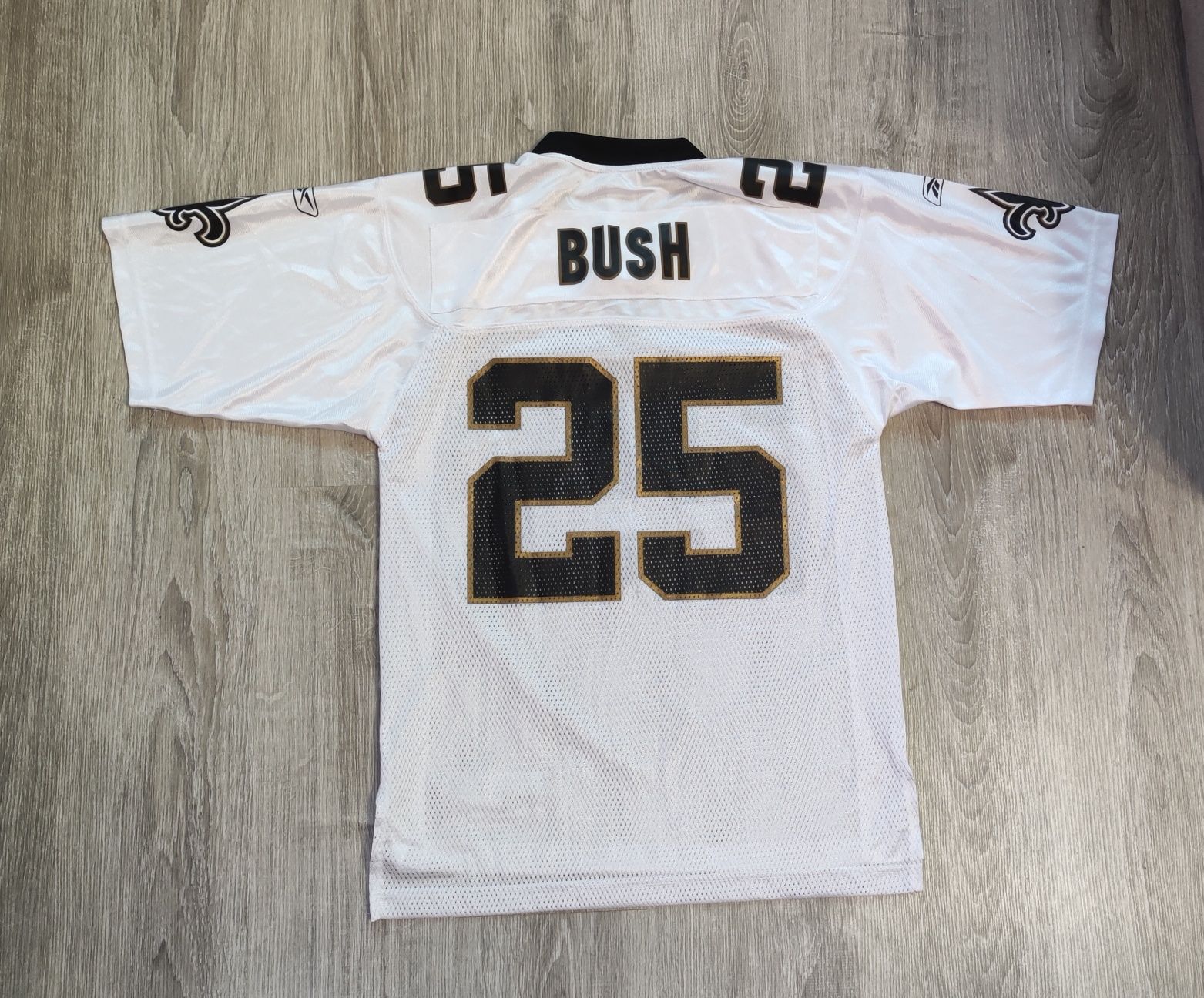 NFL 2008-10 New Orleans Saints Bush #25 Reebok Jersey size S Reebok