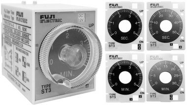 Releu temporizator, 12V/3A, 0-4min, 0-40min, 0-4h, 0-24h - ST3P A-G