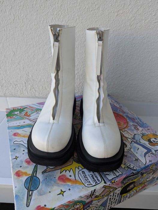 Оригинални бели боти Jeffrey Campbell