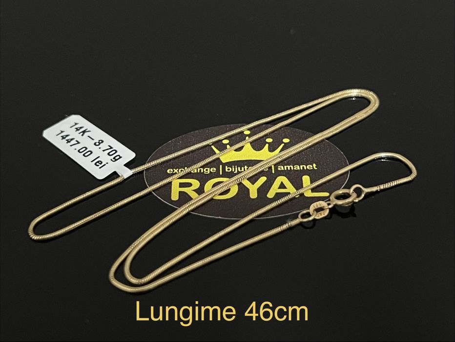 Bijuteria Royal CB : Lant aur 14k dama 3,70gr