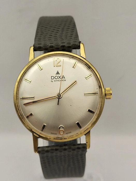 DOXA by Synchron Cal. ETA 2750 CEAS Swiss Made Gold Plated 34mm