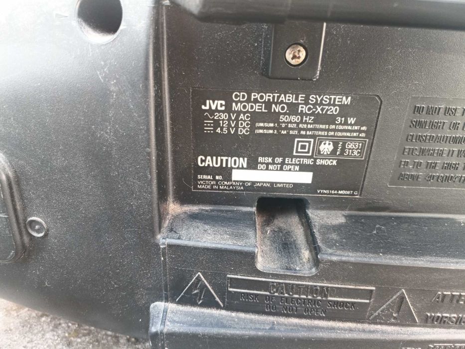 Радиокасетофон jvc Rs-X 720