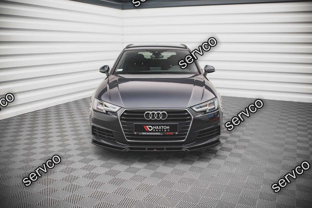 Prelungire splitter bara fata Audi A4 B9 2015-2019 v13 Maxton Design