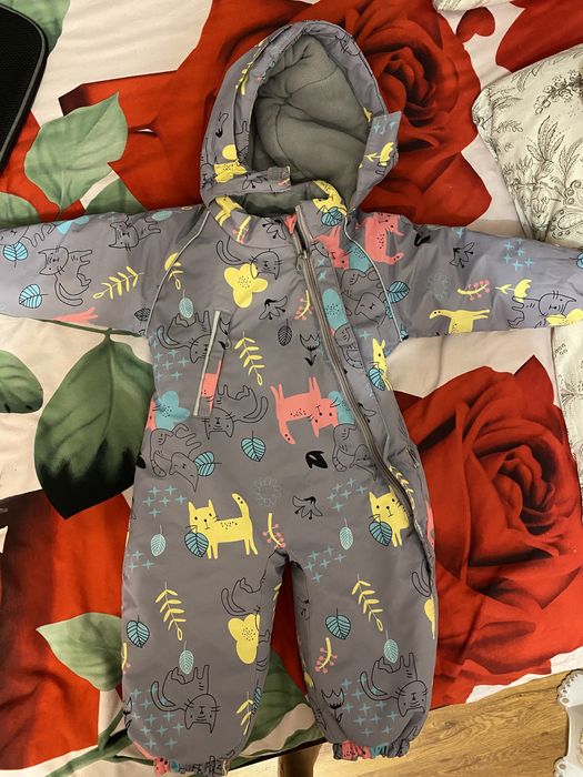Комбенезон детский зима 80 см