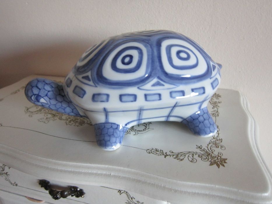 cadou rar feng shui Broască Țestoasă Marină handmade Thailanda 1980