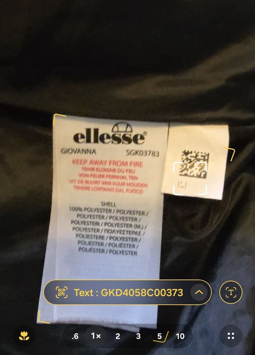 Geaca blana artificiala,Ellesse