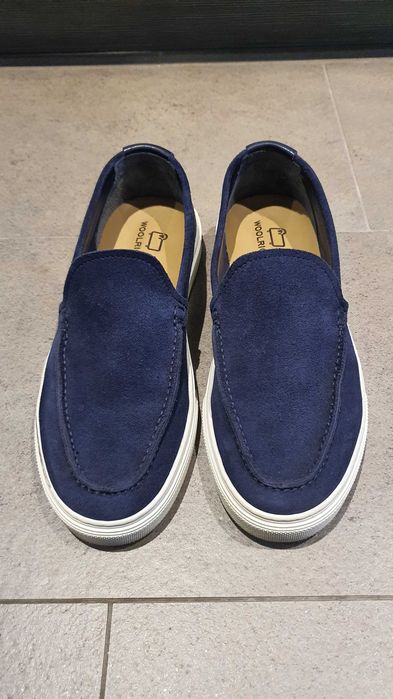 Кожени мокасини от естествен велур