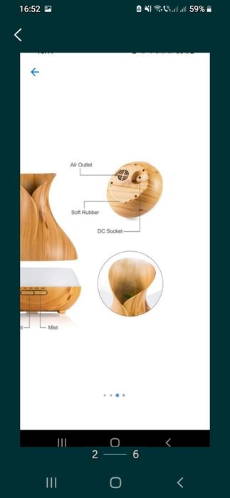 Difuzor de arome KD-Home SU-HP01,crem