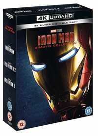 IRON MAN -Blu ray ultra 4k FILM,colecția 1,2,3