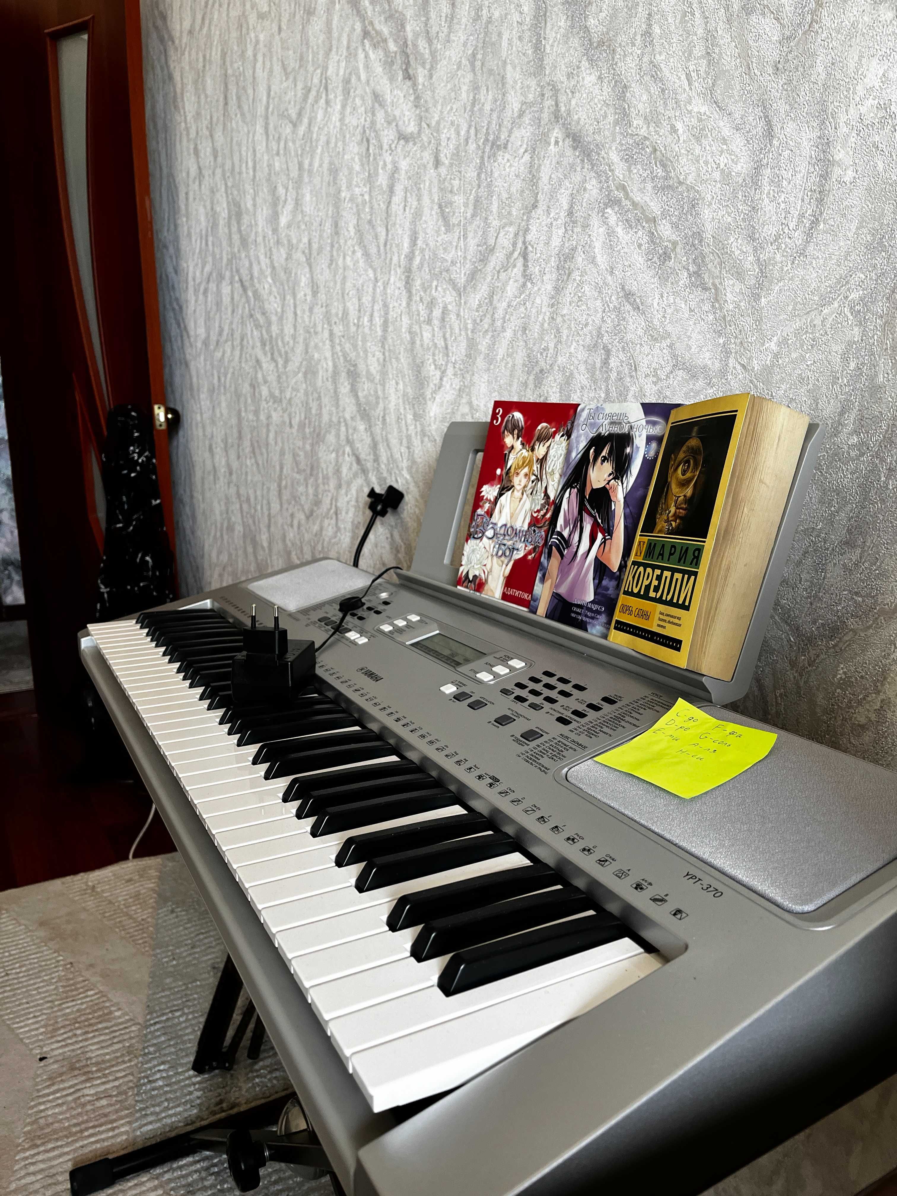 Синтезатор Yamaha YPT-370, Синтезатор, пианино, музыкальный инструмент